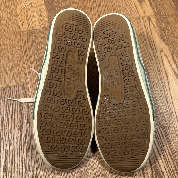 Gucci Tennis 1977 Low Top Canvas Cotton Distressed Sneakers Womens 39 US 9 - Picture 11 of 13